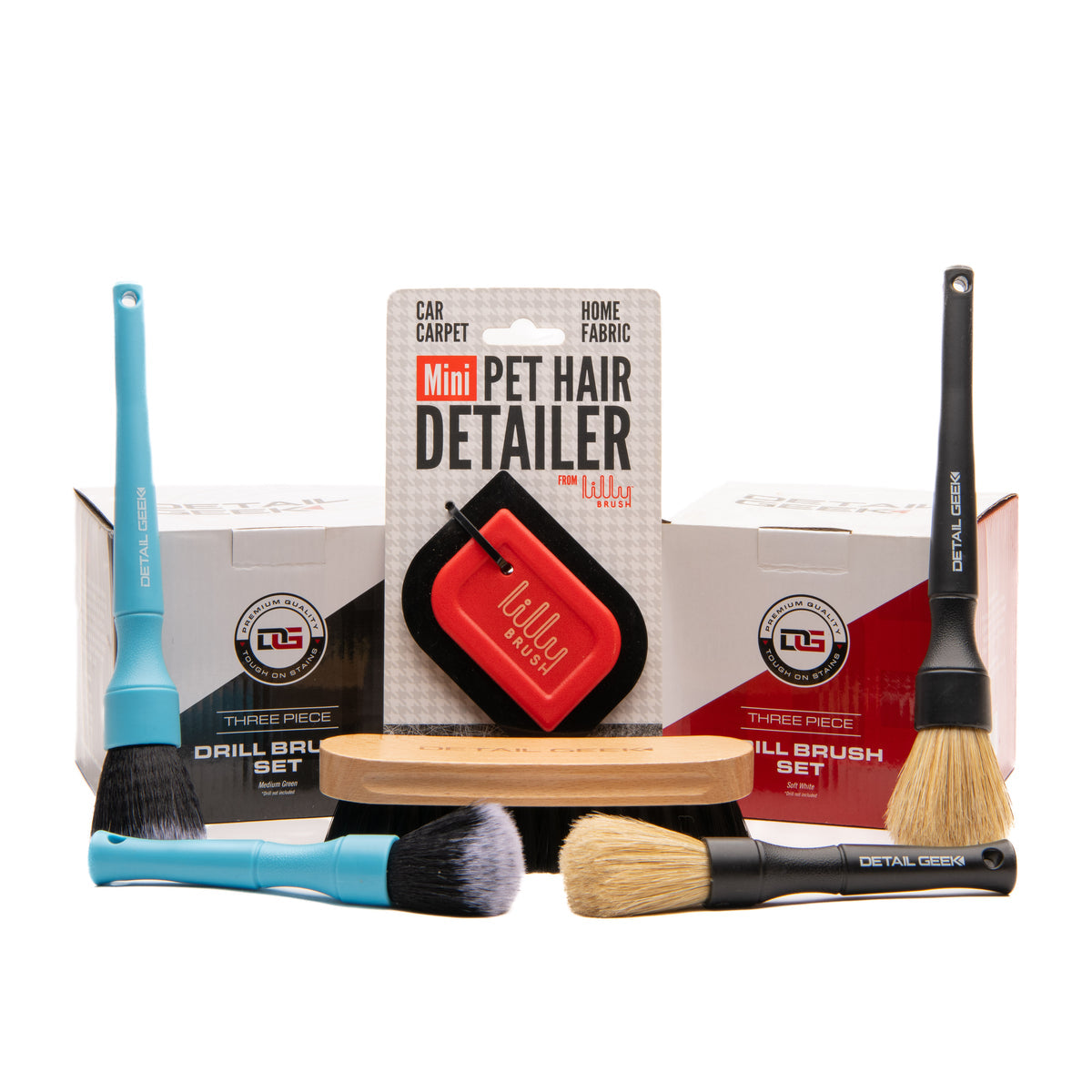 Detail Geek Ultimate Brush Kit (8 pcs)